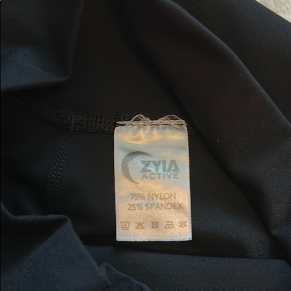 ZYIA Midnight Black Leggings - Picture 3 of 3